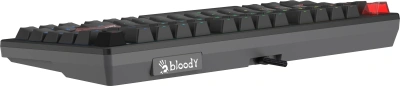 Клавиатура A4Tech MS76 механическая черный USB Multimedia for gamer LED кабель 1.8м