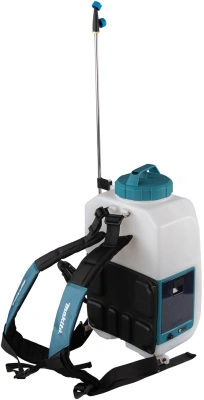Опрыскиватель Makita DUS158Z аккум. ранц. 15л белый/бирюзовый