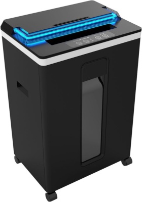 Шредер Office Kit S165UV черный (секр.P-5) фрагменты 8лист. 22лтр. скобы