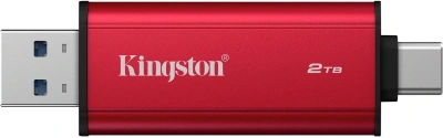 Накопитель SSD Kingston USB3.2 Gen2 2TB SPSD/2TB красный