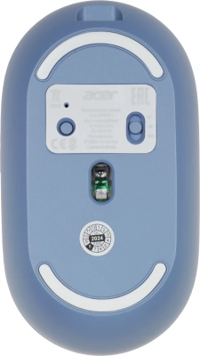 Мышь Acer OMR301 синий оптическая 1600dpi беспров. BT/Radio USB 4but (ZL.MCECC.01S)