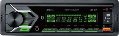 Автомагнитола Digma MCP-517 1DIN 4x50Вт 4