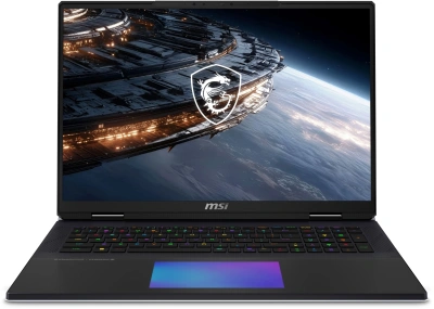Ноутбук MSI Titan 18 HX A2WJ-1049RU Core Ultra 9 290HX Plus 64Gb SSD2Tb NVIDIA GeForce RTX 5090 24Gb 18" IPS UHD+ (3840x2400) Windows 11 Home black WiFi BT Cam (9S7-182411-1049)