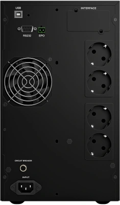 Источник бесперебойного питания Powercom Macan Plus MAC1500TEN 1500Вт 1500ВА черный