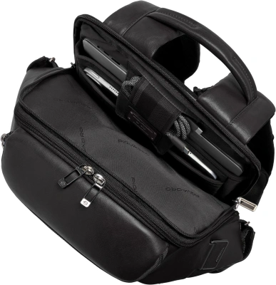 Рюкзак мужской Piquadro Victor CA7182W143/N черный натур.кожа