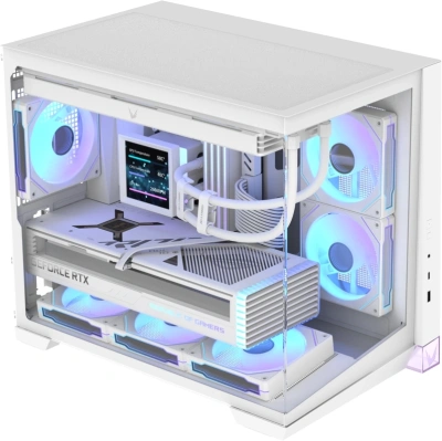 Корпус Formula Crystal Z4M белый без БП mATX 9x120mm 1xUSB3.0 audio bott PSU