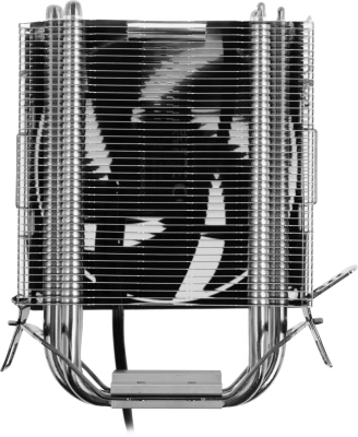 Устройство охлаждения(кулер) Deepcool AG300 Soc-AM5/AM4/1200/1700/1851 серебристый 4-pin 18-31dB Al+Cu 150W 350gr Ret (R-AG300-BKNNMN-G)