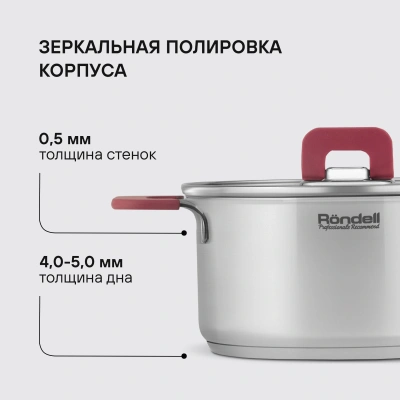 Набор посуды Rondell Savvy RDS-1662 8 предметов