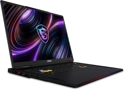 Ноутбук MSI Raider 18 Max HX A2WJ-1050RU Core Ultra 9 290HX Plus 64Gb SSD2Tb NVIDIA GeForce RTX 5090 24Gb 18" IPS UHD+ (3840x2400) Windows 11 Home black WiFi BT Cam (9S7-182462-1050)