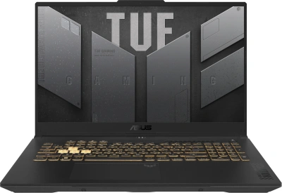Ноутбук Asus TUF Gaming F17 FX707VJB-HX100 Core 5 210H 16Gb SSD512Gb NVIDIA GeForce RTX 3050 6Gb 17.3" IPS FHD (1920x1080) без ОС grey WiFi BT Cam (90NR0MY5-M003R0)
