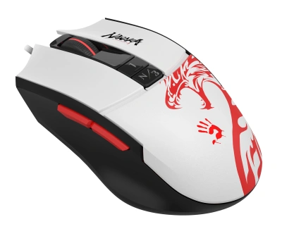 Мышь A4Tech Bloody L65 Max белый/рисунок оптическая 12000dpi USB 6but (L65 MAX NARAKA)