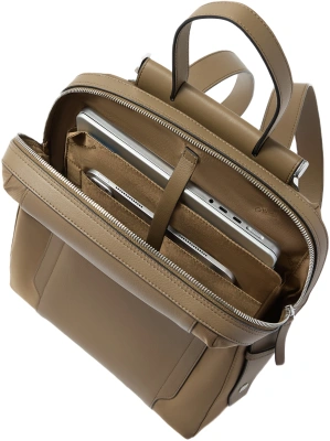 Рюкзак женский Piquadro Lyra CA4576W92T/M коричневый нейлон/натур.кожа