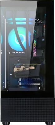 Корпус Formula Crystal Z1 черный без БП ATX 2xUSB2.0 1xUSB3.0 audio bott PSU