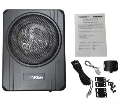 Сабвуфер автомобильный Prology Box-8 100Вт активный (20см/8")