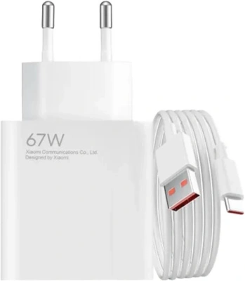 Сетевое зар./устр. Xiaomi BHR9465EU 67W 6A (PD) USB Type-C универсальное белый