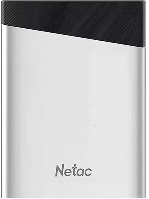 Накопитель SSD Netac USB-C 2TB NT01Z6S-002T-32SL Z6S 2.5" серебристый