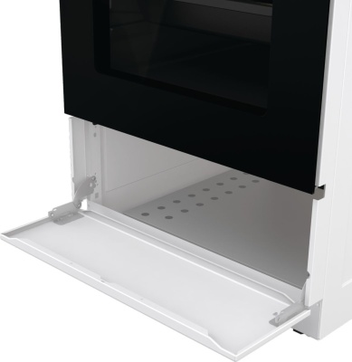 Плита Электрическая Gorenje Essential GEC5A41WG белый/черный стеклокерамика (без крышки)