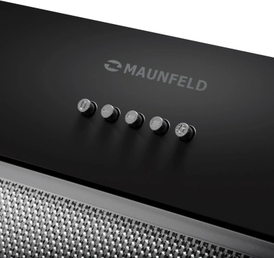 Вытяжка встраиваемая Maunfeld THAMES 601PM черный управление: кнопочное (1 мотор)