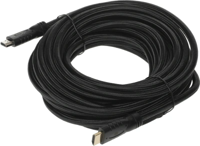 Кабель аудио-видео Cactus CS-HDMI.2-10 HDMI (m)/HDMI (m) 10м. позолоч.конт. черный