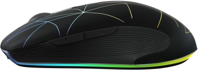 Мышь Оклик 976GW черный оптическая 3200dpi беспров. USB 6but (1431703)