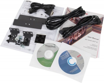 Источник бесперебойного питания APC Smart-UPS SC SC450RMI1U 280Вт 450ВА черный