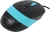 Мышь A4Tech Fstyler FM10 черный/синий оптическая 1600dpi USB 4but (FM10 BLUE)