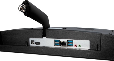 Моноблок IRU Агат 313 23.8" Full HD i3 10100 (3.6) 8Gb SSD512Gb UHDG 630 FreeDOS GbitEth WiFi BT 120W клавиатура мышь Cam черный 1920x1080