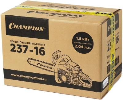 Бензопила Champion PN237-16 1500Вт 2л.с. дл.шины:16" (40cm)