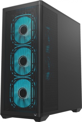 Корпус Formula Air Power G5 Plus черный без БП ATX 2xUSB2.0 audio bott PSU