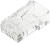 Коннектор PROconnect (05-1021-3) UTP кат.5E RJ45 прозрачный