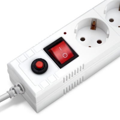 Сетевой фильтр Buro BU-SP3_USB_2A-B 3м (6 розеток) черный (коробка)