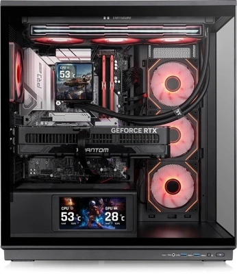 Корпус Thermaltake Stage 450 TG черный без БП ATX 3x120mm 4x140mm 1xUSB3.0 audio bott PSU