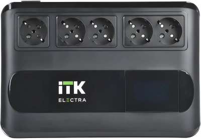 Источник бесперебойного питания ITK Electra ELT5-1000VA-1-001 600Вт 1000ВА черный