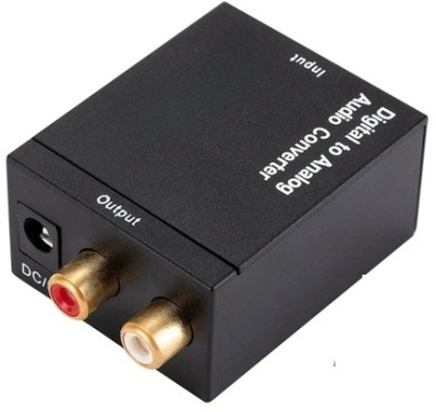 Переходник аудио Premier 5-987 TOS (f)/2хRCA (f) черный