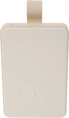 Мобильный аккумулятор Xiaomi BHR9074GL 6000mAh Qi 15W 2.4A USB-C беспров.зар. бежевый