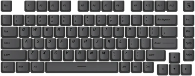Клавиатура A4Tech Bloody MS76 темно-серый USB Multimedia for gamer LED (MS76) кабель 1.8м