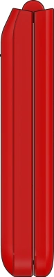 Мобильный телефон AOC 285 A красный раскладной 2Sim 2.8" 240x320 RTOS 0.3Mpix GSM900/1800 FM microSD max32Gb