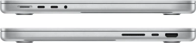 Ноутбук Apple MacBook Pro A2779 M2 Pro 10 core 16Gb SSD1Tb/16 core GPU 14.2" Liquid Retina XDR (3024x1964) macOS silver WiFi BT Cam (MPHJ3C/A)