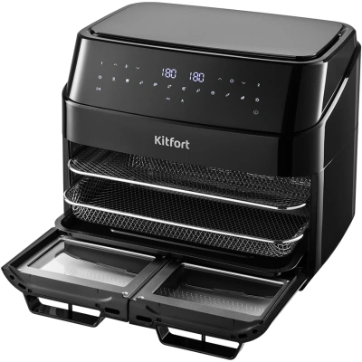 Аэрогриль Kitfort КТ-8153 12л 2600Вт черный
