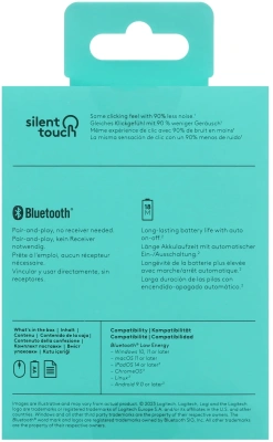 Мышь Logitech M240 Silent графитовый оптическая 4000dpi silent беспров. BT для ноутбука 2but (910-007119)