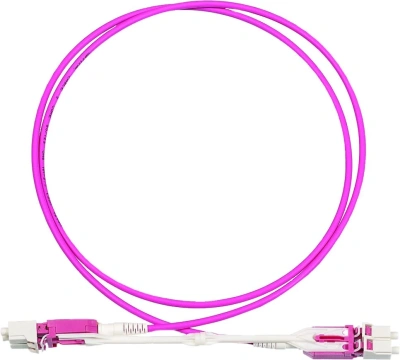 Патч-корд Lanmaster LAN-2LC-2LC/OS2H-1.0 2x9/125 OS2 LC дуплекс-LC дуплекс 1м LSZH желтый