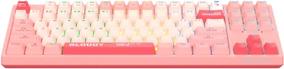 Клавиатура A4Tech S87 Energy механическая розовый USB for gamer LED (S87 USB ENERGY PINK) кабель 1.8м