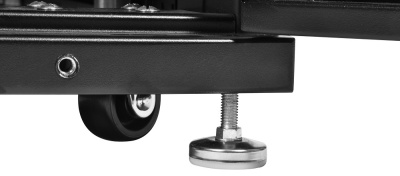 Шкаф серверный ЦМО (ШТК-СП-42.6.10-48АА-9005) напольный 42U 600x990мм пер.дв.перфор. 2 бок.пан. задн.дв.перфор.2-хст. направл.под закл.гайки 1350кг черный 683мм 141кг 120град. 1950мм IP20 сталь