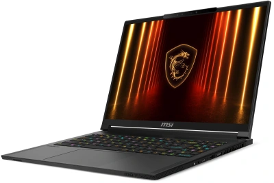 Ноутбук MSI Stealth 16 AI A2HWGG-085XRU Core Ultra 7 255H 32Gb SSD1Tb NVIDIA GeForce RTX 5070 8Gb 16" OLED QHD+ (2560x1600) FreeDOS black WiFi BT Cam (9S7-15F535-085)