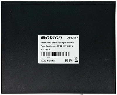 Коммутатор Origo OS6208F OS6208F/A1A (L2) 8SFP+ управляемый