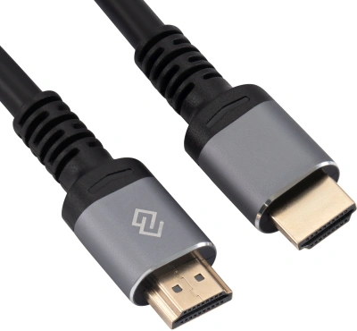 Кабель аудио-видео Digma D-HDMI-V2.0-1.5M HDMI (m)/HDMI (m) 1.5м. позолоч.конт. черный