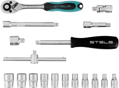 Набор инструментов Stels 13573 18 предметов (жесткий кейс)