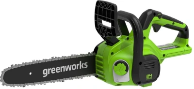 Цепная пила Greenworks G24CS25 аккум. 600Вт 0.8л.с. дл.шины:10" (25cm) 1аккум. 8Ач ЗУ (2007707UH)