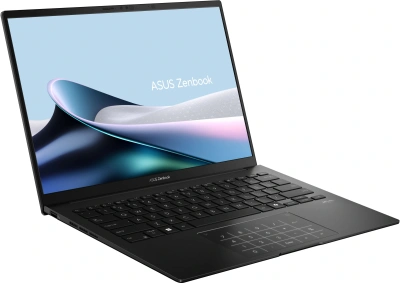 Ноутбук Asus Zenbook 14 UM3406GA-QD118 Ryzen AI 5 430 16Gb SSD1Tb AMD Radeon 840M 14" OLED WUXGA (1920x1200) без ОС black WiFi BT Cam Bag (90NB17R1-M006D0)