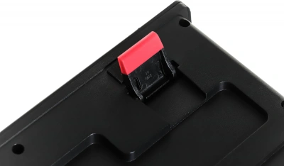 Клавиатура A4Tech B120N черный USB Multimedia for gamer LED (подставка для запястий) кабель 1.8м